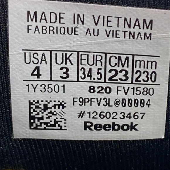 Reebok Shoes Youth Size 4 InstaPump Fury Trail‎ 'Poplar Green Black' - Picture 8 of 10